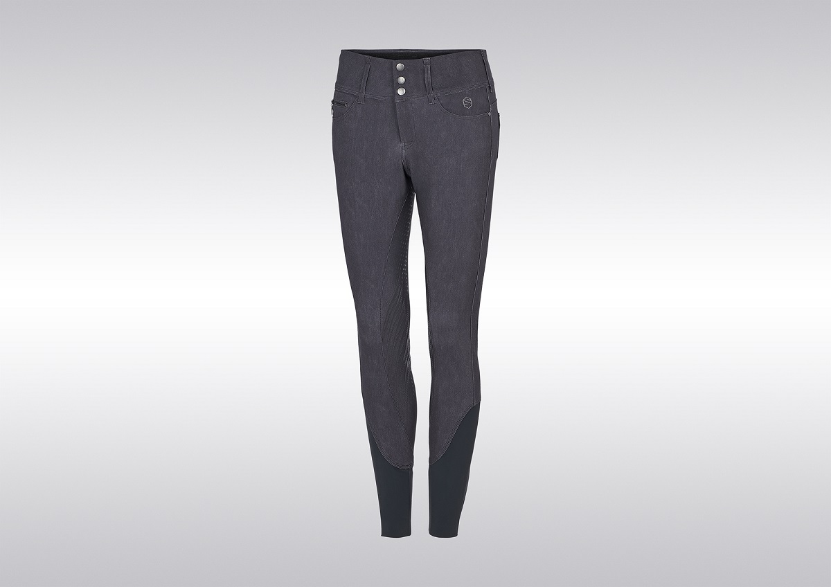 Reithose JUDY JEANS grey Full Grip
